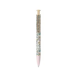 U Brands Layered Botanicals Monterey Retractable Ballpoint Pen, Medium Point, Black Ink (5456U12-48)