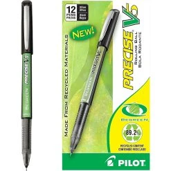 Pilot Precise V5 BeGreen Rollerball Pens, Extra Fine Point, Black Ink, Dozen (26300) -Cheap Staples Shop sp135695503 sc7
