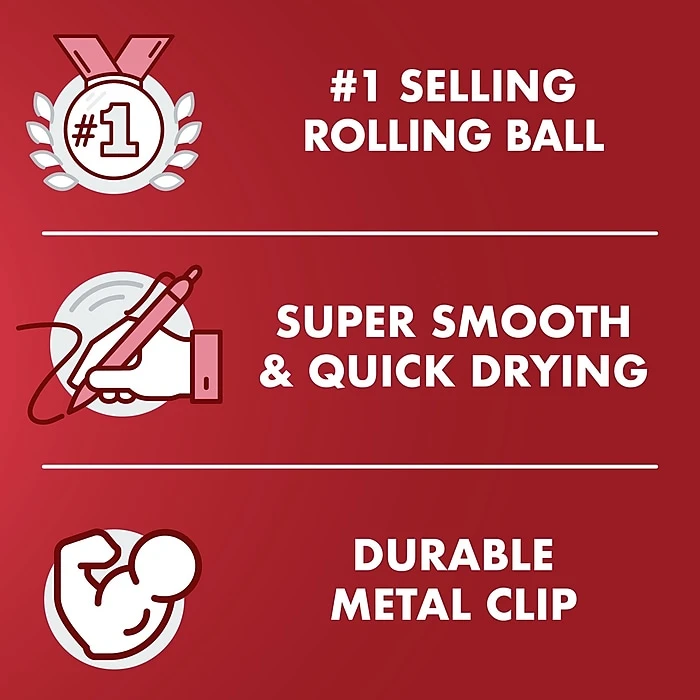 Pilot Precise V5 Rollerball Pens, Extra Fine Point, Black Ink, 5/Pack (26010) 5 Pilot Precise V5 Rollerball Pens, Extra Fine Point, Black Ink, 5/Pack (26010) - Image 3