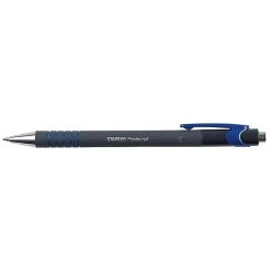 Staples Postscript Retractable Ballpoint Pens, Medium Point, Blue Ink, Dozen (18263)