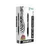 Zebra Z-Grip Retractable Ballpoint Pen, Fine Point, Black Ink, Dozen (23910)