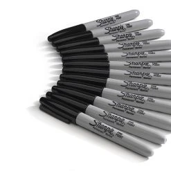 Sharpie Permanent Markers, Fine Tip, Black, 12/Pack (1812419) -Cheap Staples Shop sp161466718 sc7