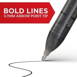 Sharpie Rollerball Pen, Arrow Point Pen For Bold Lines, Black Ink, Dozen (2101305) -Cheap Staples Shop sp162556720 sc7