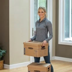 Bankers Box Stor/File Medium-Duty FastFold File Storage Boxes, Lift-Off Lid, Letter/Legal Size, Brown, 20/PK (1277008) -Cheap Staples Shop sp165492279 sc7