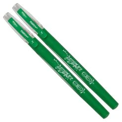 Marvy Uchida Gel Pens, 0.7 Mm, Green, 2/Pack (6534965a)