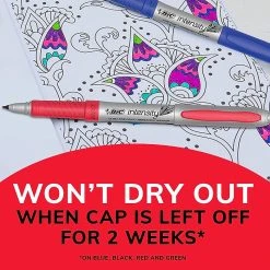 BIC Intensity Permanent Markers, Ultra Fine Tip, Blue, 12/Pack (GPMU11BE) -Cheap Staples Shop sp167825772 sc7