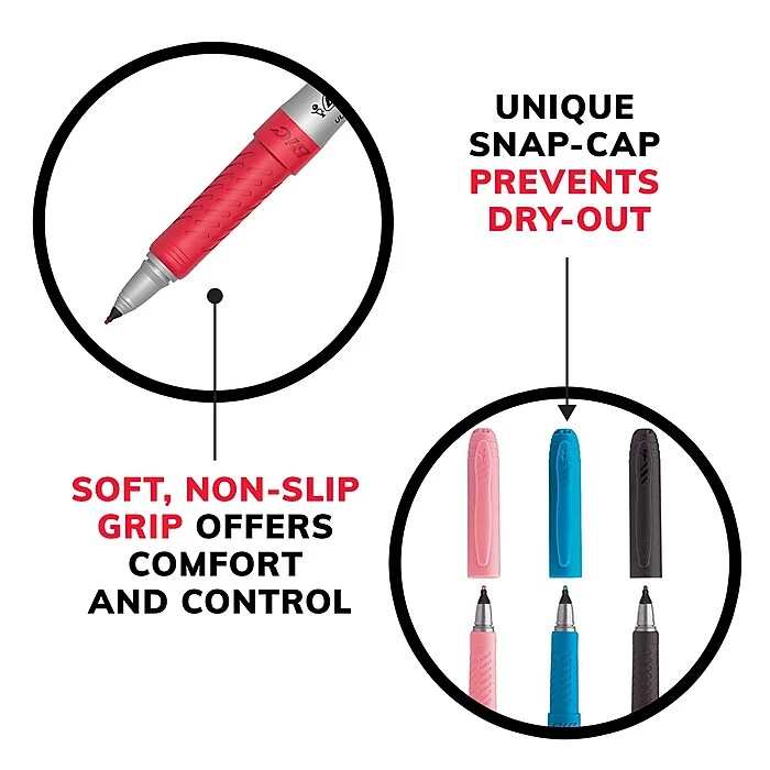 BIC Intensity Permanent Markers, Ultra Fine Tip, Black, 12/Pack (GPMU11BK) 9 BIC Intensity Permanent Markers, Ultra Fine Tip, Black, 12/Pack (GPMU11BK) - Image 7