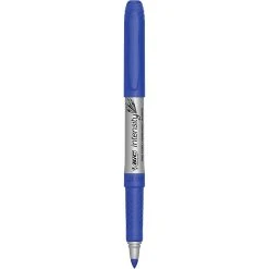 BIC Intensity Permanent Markers, Fine Tip, Blue, 12/Pack (GPM11BE) -Cheap Staples Shop sp168368916 sc7