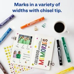 Avery Marks-A-Lot Permanent Markers, Chisel Tip, Assorted, Dozen (24800) -Cheap Staples Shop sp170188028 sc7