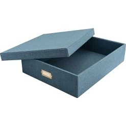 Martha Stewart Document Box, Navy Faux Leather (MS110F) -Cheap Staples Shop sp170943977 sc7