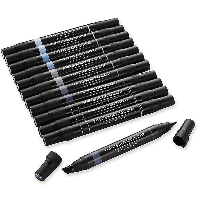 Prismacolor Marker Sets Cool Gray Set Of 12 (3622) 4 Prismacolor Marker Sets Cool Gray Set Of 12 (3622) - Image 2