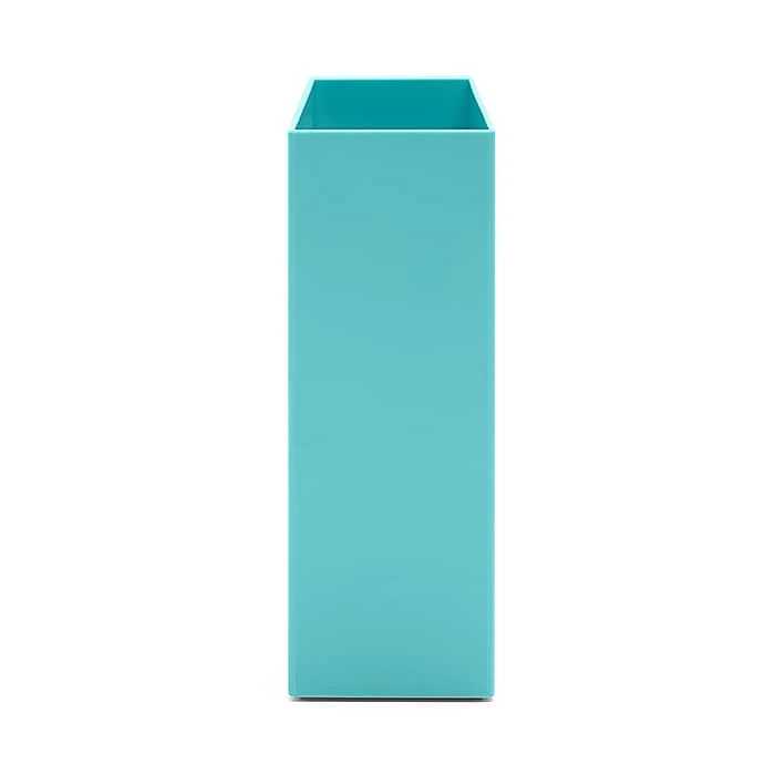 Poppin ABS Plastic File Box, Aqua, 4 Count (101274-MC) 5 Poppin ABS Plastic File Box, Aqua, 4 Count (101274-MC) - Image 3