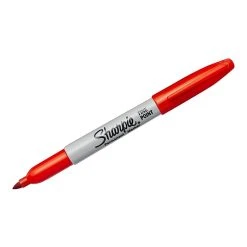 Sharpie Permanent Marker, Fine Tip, Red, Dozen (30002) -Cheap Staples Shop sp36111102 sc7
