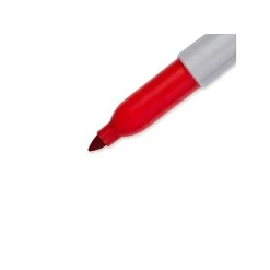 Sharpie Permanent Marker, Fine Tip, Red, Dozen (30002) -Cheap Staples Shop sp36111205 sc7