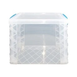 Advantus Super Stacker File Box, Letter/Legal Size, Clear (36871)