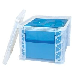 Advantus Super Stacker File Box, Letter/Legal Size, Clear (36871) -Cheap Staples Shop sp39611893 sc7