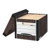 Bankers Box R-Kive® Heavy-Duty FastFold File Storage Boxes, Lift-Off Lid, Letter/Legal Size, Woodgrain, 12/Carton (00725) -Cheap Staples Shop sp39611976 sc7
