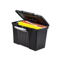 Storex File Storage Box With Organizer Lid, Letter/Legal Size, Black (61510U01C) -Cheap Staples Shop sp40285283 sc7
