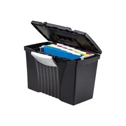 Storex File Storage Box With Organizer Lid, Letter/Legal Size, Black (61510U01C) -Cheap Staples Shop sp40285284 sc7