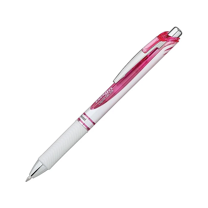 Pentel EnerGel Pearl Deluxe RTX Retractable Gel Pens, Medium Point, Pink Ink, 2 Pack (BL77WBP2PP) 4 Pentel EnerGel Pearl Deluxe RTX Retractable Gel Pens, Medium Point, Pink Ink, 2 Pack (BL77WBP2PP) - Image 2