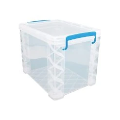 Advantus Super Stacker File Box, Letter Size, Clear (36872)