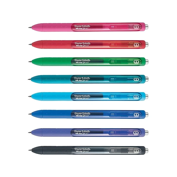 Paper Mate InkJoy Retractable Gel Pen, Medium Point, Assorted Ink, 8/Pack (1958946) 4 Paper Mate InkJoy Retractable Gel Pen, Medium Point, Assorted Ink, 8/Pack (1958946) - Image 2