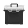 Staples Portable File Box With Organizer Top, Letter Size, Black (110970) -Cheap Staples Shop sp40285951 sc7