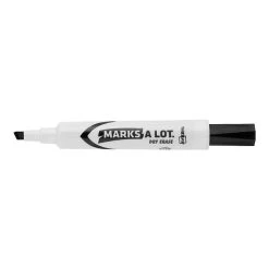 Avery Marks-A-Lot Desk Style Dry Erase Marker, Chisel Tip, Black (24408)