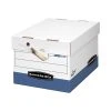 Bankers Box Presto Heavy-Duty Instant Assembly File Storage Boxes, Lift-Off Lid, Letter/Legal Size, 4/Pack (0063602)