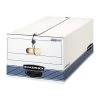 Bankers Box Stor/File Medium-Duty FastFold File Storage Boxes, String & Button, Legal Size, White/Blue, 4/Carton (0070503) -Cheap Staples Shop sp40313098 sc7