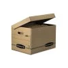Bankers Box Systematic 100% Recycled Corrugated File Storage Boxes, Flip-Top Lid, Letter/Legal Size, Brown, 12/Carton (12772) -Cheap Staples Shop sp40313100 sc7
