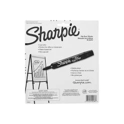 Sharpie Flip Chart Permanent Marker, Bullet Tip, Assorted, 8/Pack (22480) -Cheap Staples Shop sp40798448 sc7