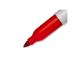 Sharpie Super Permanent Marker, Fine Tip, Red, Dozen (33002) -Cheap Staples Shop sp40798459 sc7