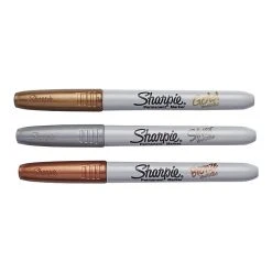 Sharpie Permanent Markers, Fine Tip, Assorted Metallic, 4/Pack (1835559) -Cheap Staples Shop sp41816147 sc7