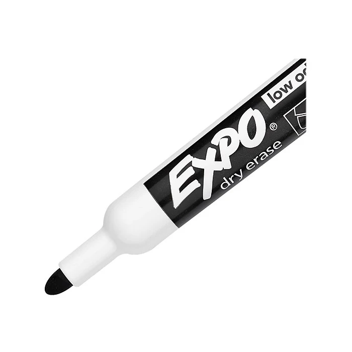 Expo Dry Erase Markers, Bullet Point, Black, 12/Pack (82001) 5 Expo Dry Erase Markers, Bullet Point, Black, 12/Pack (82001) - Image 4