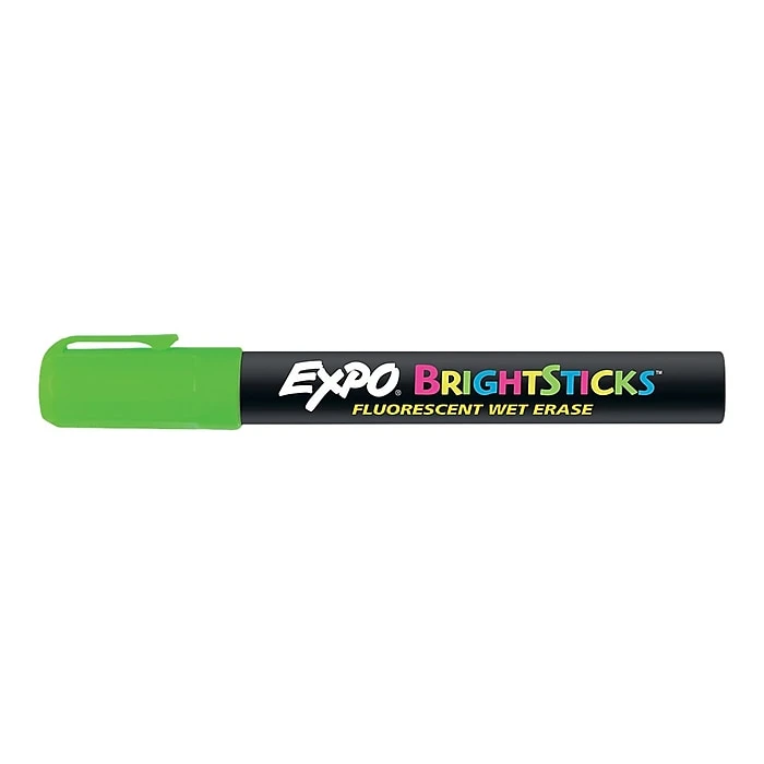 Expo BrightSticks Wet Erase Markers, Bullet Tip, Assorted, 5/Pack (14075) 6 Expo BrightSticks Wet Erase Markers, Bullet Tip, Assorted, 5/Pack (14075) - Image 4