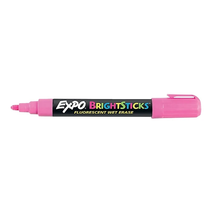 Expo BrightSticks Wet Erase Markers, Bullet Tip, Assorted, 5/Pack (14075) 7 Expo BrightSticks Wet Erase Markers, Bullet Tip, Assorted, 5/Pack (14075) - Image 5