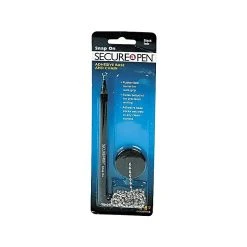 MMF Industries Secure-A-Pen Counter Top Pen, Medium Point, Black Ink (28904)