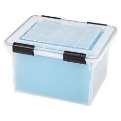 IRIS WeatherPro Plastic File Box, Letter Legal Size, 6/Pack, Clear (110600) -Cheap Staples Shop sp44850558 sc7