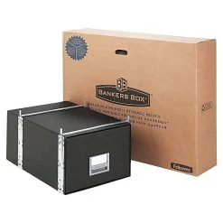 Bankers Box® Staxonsteel File Storage Drawers, Stackable, Legal Size, Black, 6/Carton (00512) 12 Bankers Box® Staxonsteel File Storage Drawers, Stackable, Legal Size, Black, 6/Carton (00512) -Cheap Staples Shop sp45444620 sc7 1