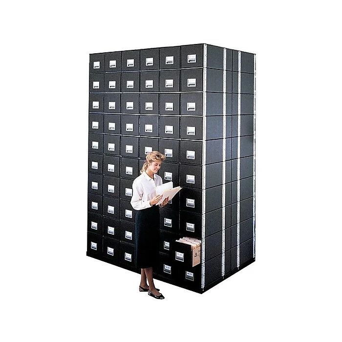 Bankers Box® Staxonsteel File Storage Drawers, Stackable, Legal Size, Black, 6/Carton (00512) 5 Bankers Box® Staxonsteel File Storage Drawers, Stackable, Legal Size, Black, 6/Carton (00512) - Image 3