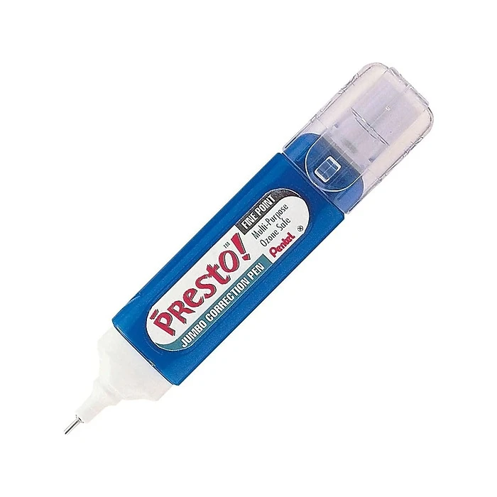 Pentel PRESTO! JUMBO Correction Pen, White (51412/ZL31-W) 3 Pentel PRESTO! JUMBO Correction Pen, White (51412/ZL31-W)