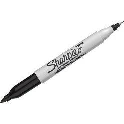 Sharpie Permanent Marker, Twin Tip, Black Ink, 2/Pack (32162) -Cheap Staples Shop sp56293196 sc7