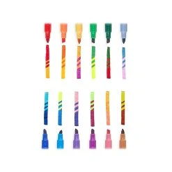 OOLY Switch-Eroo Sketch Markers, Twin Tip, Assorted Inks, 12/Pack (130-043) -Cheap Staples Shop sp56441883 sc7
