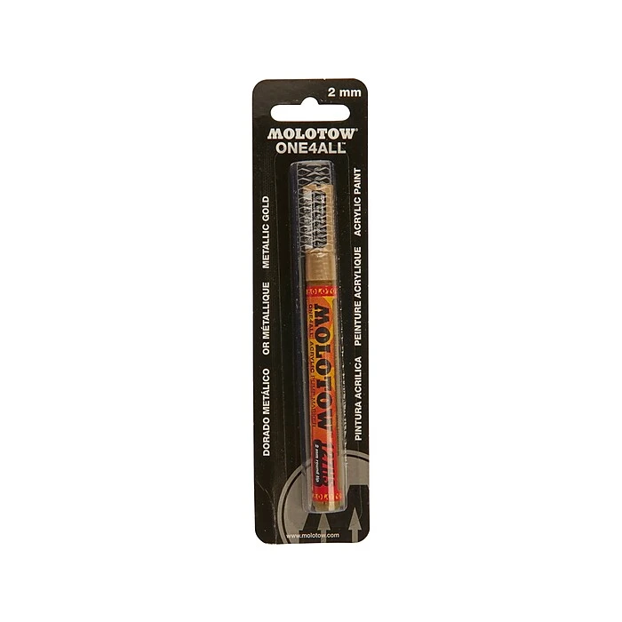 Molotow ONE4ALL 127HS Permanent Marker, Bullet Tip, Metallic Ink (127.306BC) 3 Molotow ONE4ALL 127HS Permanent Marker, Bullet Tip, Metallic Ink (127.306BC)