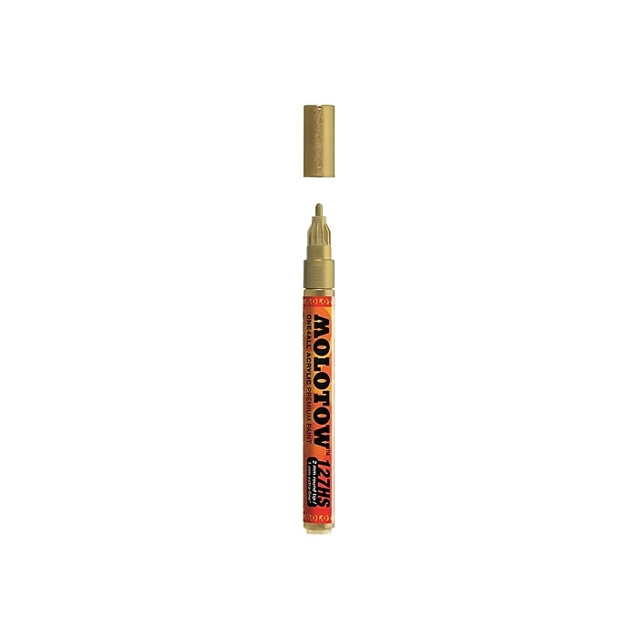 Molotow ONE4ALL 127HS Permanent Marker, Bullet Tip, Metallic Ink (127.306BC) 4 Molotow ONE4ALL 127HS Permanent Marker, Bullet Tip, Metallic Ink (127.306BC) - Image 2