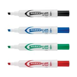 Avery Marks-A-Lot Desk-Style Dry Erase Markers, Chisel Tip, Assorted, 24/Pack (98188) -Cheap Staples Shop sp71099728 sc7