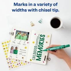 Avery Marks-A-Lot Large Desk-Style Permanent Marker, Chisel Tip, Green (08885) -Cheap Staples Shop sp71099798 sc7