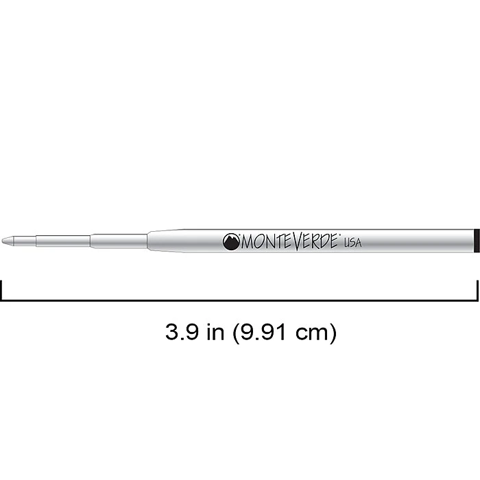 YAFA® Monteverde USA® Soft Roll™ Ballpoint Pen Refill, Medium Point, Blue Ink, 2/Pack (M132BU) 6 YAFA® Monteverde USA® Soft Roll™ Ballpoint Pen Refill, Medium Point, Blue Ink, 2/Pack (M132BU) - Image 4