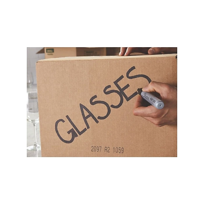 Sharpie King Size Permanent Markers, Chisel Tip, Assorted, 4/Pack (15674) 6 Sharpie King Size Permanent Markers, Chisel Tip, Assorted, 4/Pack (15674) - Image 4